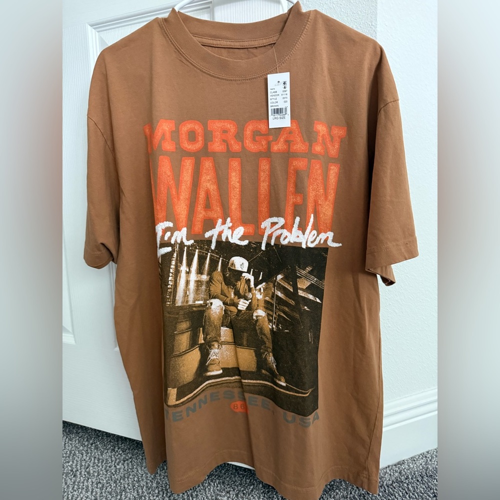 Morgan Wallen Brown Graphic T-Shirt